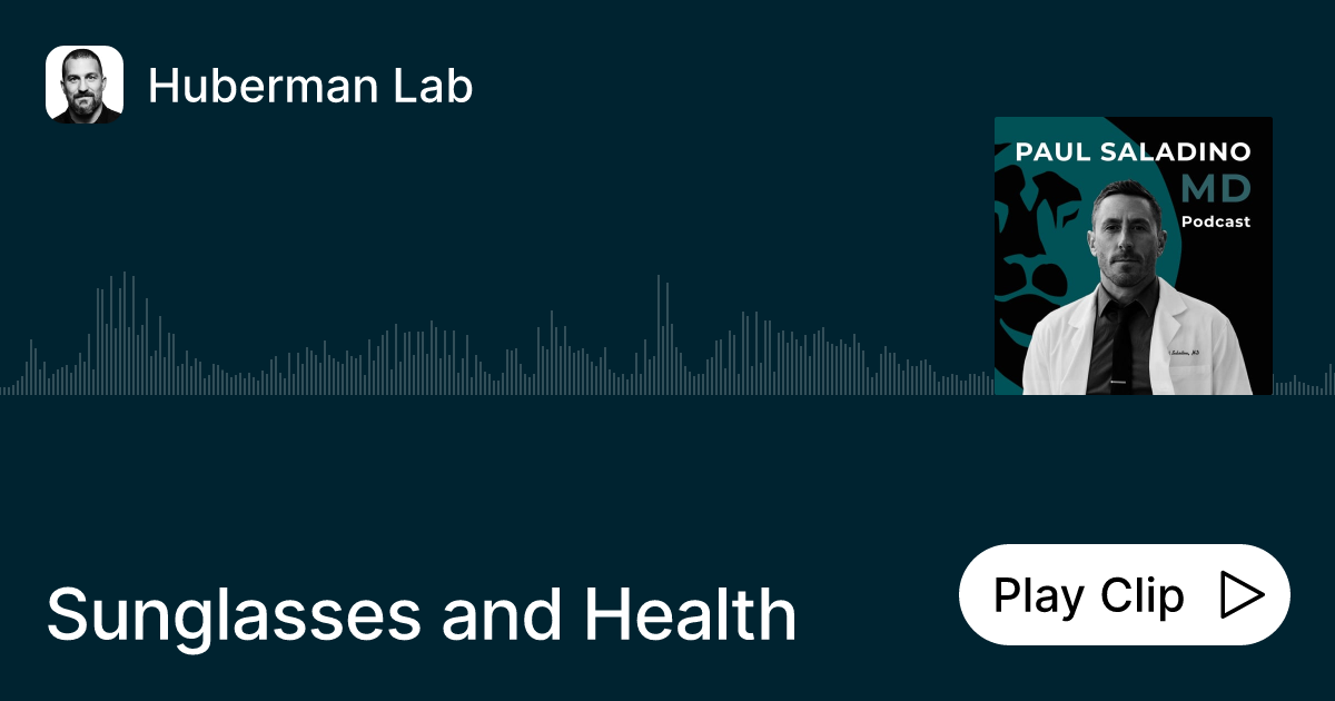 Sunglasses and Blue Light Ask Huberman Lab
