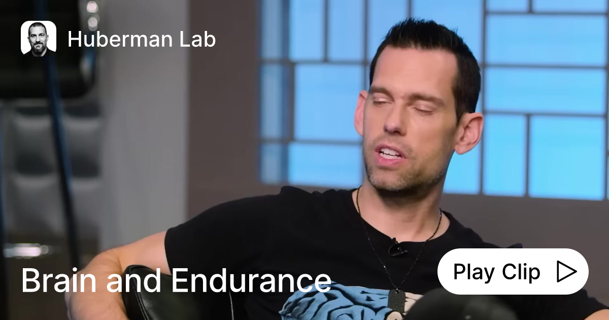 Brain And Endurance Ask Huberman Lab