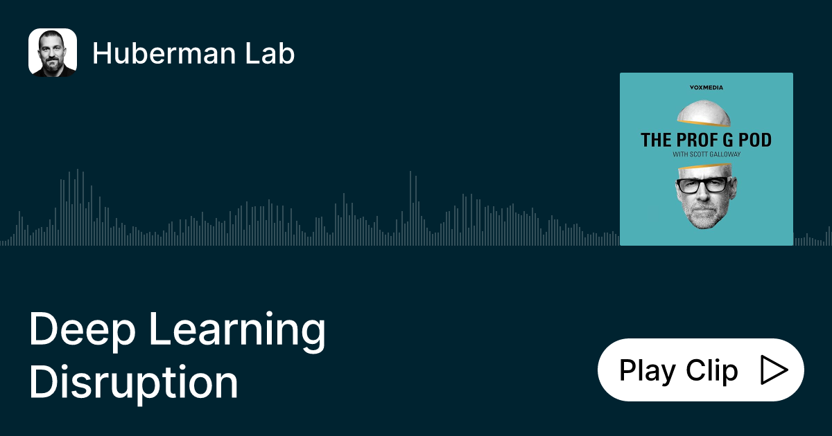 Deep Learning Disruption Ask Huberman Lab