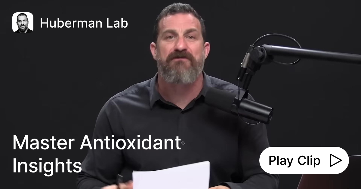 glutathione andrew huberman Huberman: Morning Coffee Impact Explained glutathione huberman Whats up, Doc: