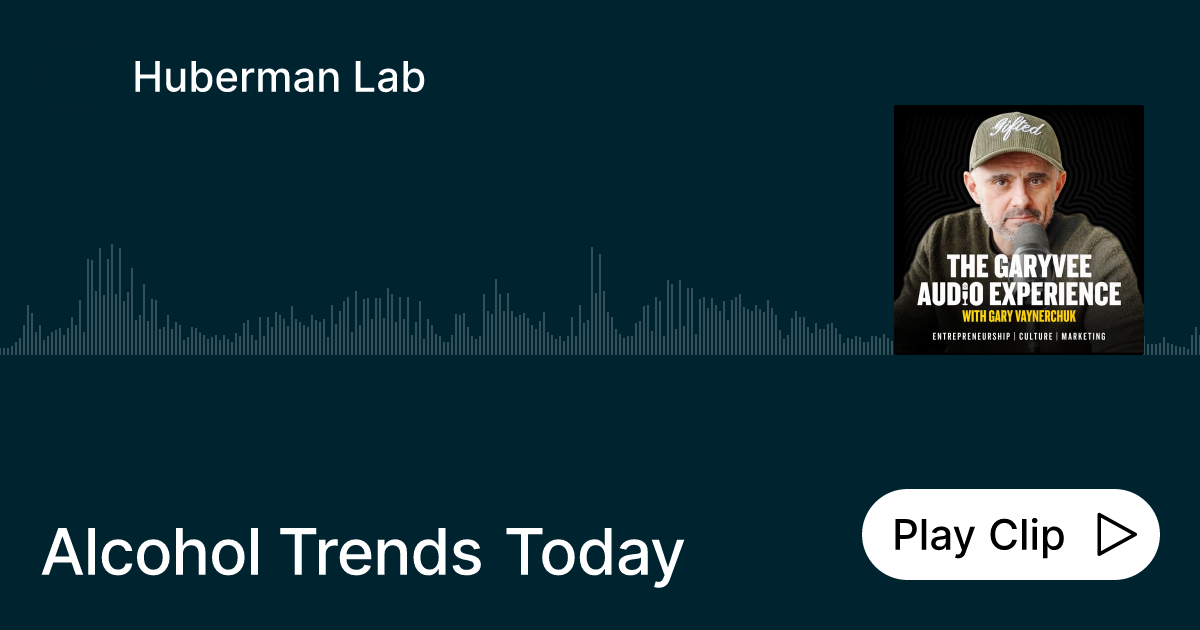 Alcohol Trends Today Ask Huberman Lab