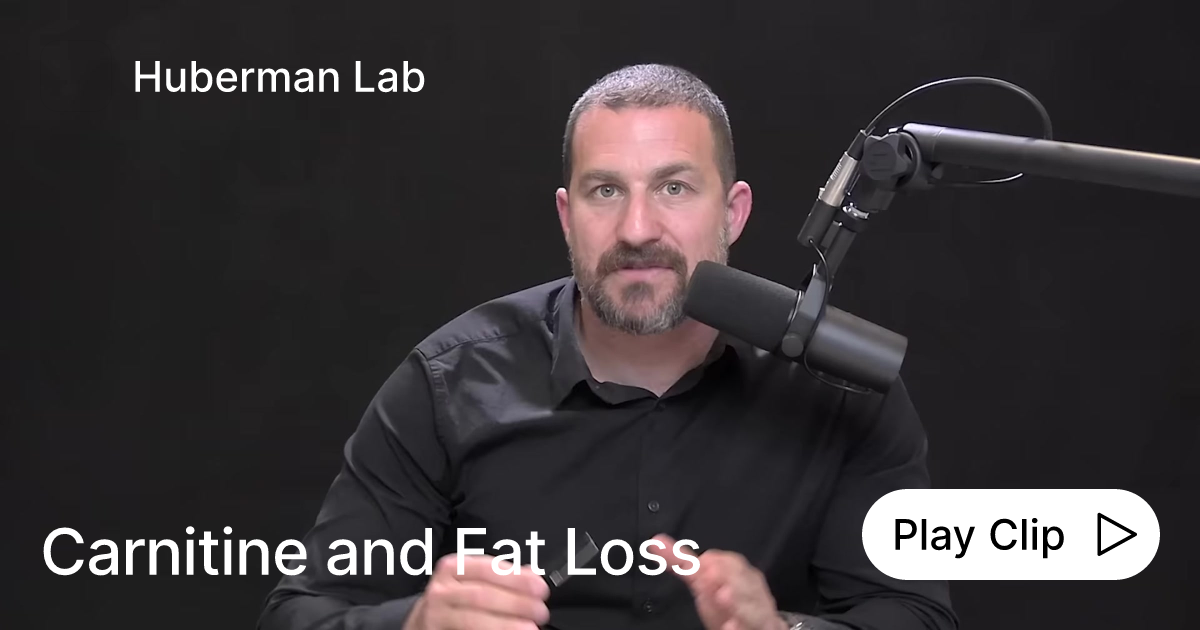 Carnitine and Fat Loss