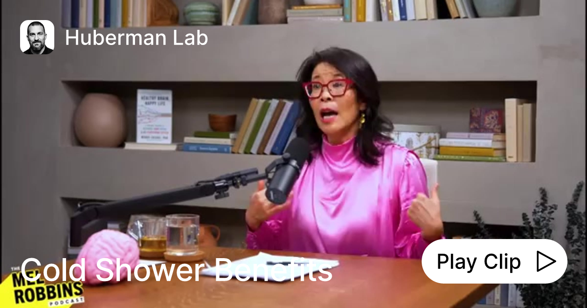 Cold Shower Benefits Ask Huberman Lab