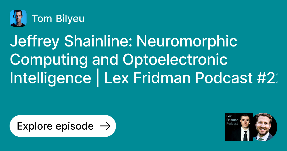 Jeffrey Shainline Neuromorphic Computing and Optoelectronic