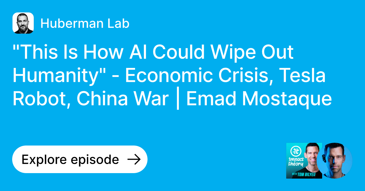 Episode "This Is How AI Could Wipe Out Humanity" Economic Crisis