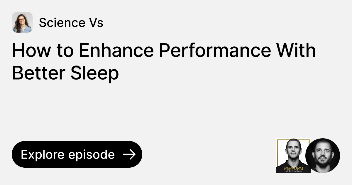 How to Enhance Performance With Better Sleep