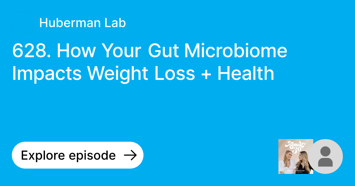 Episode 628. How Your Gut Microbiome Impacts Weight Loss + Health