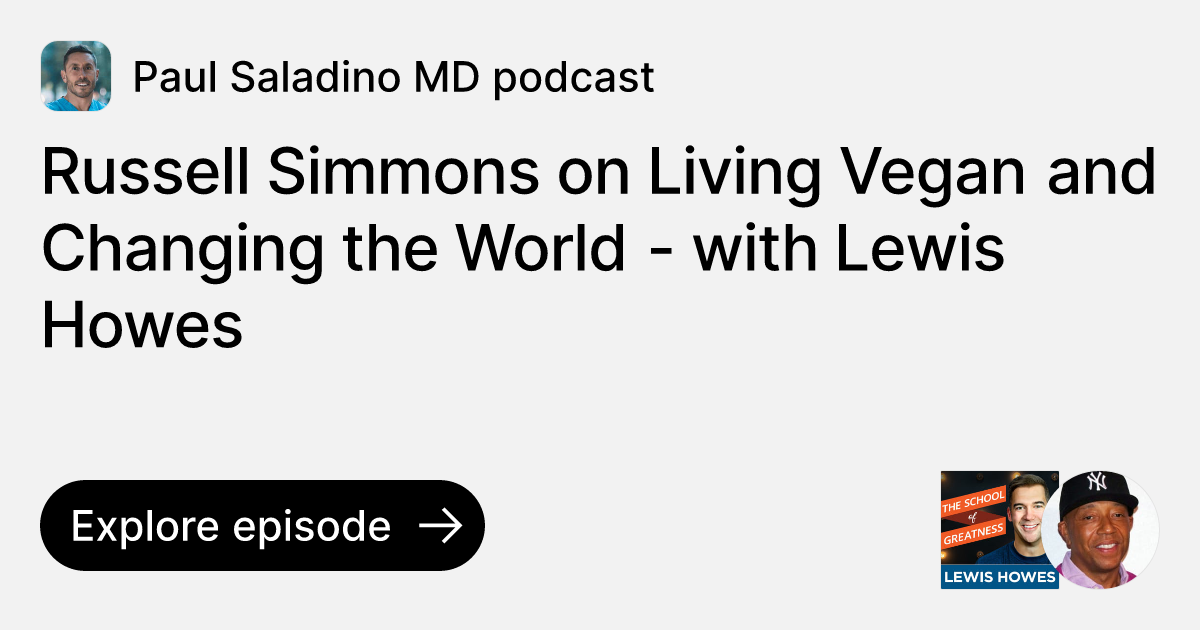 Episode Russell Simmons on Living Vegan and Changing the World with
