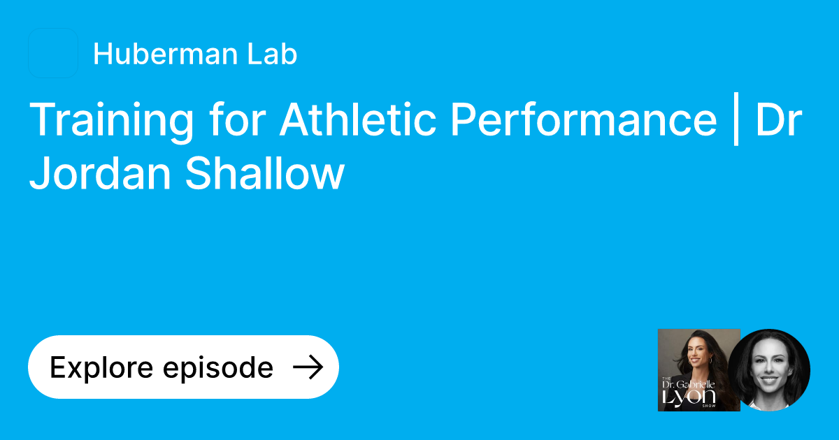 Episode: Training for Athletic Performance | Dr Jordan Shallow | Ask ...