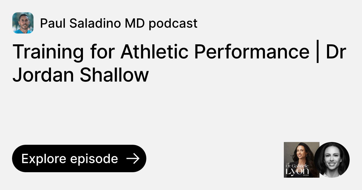 Episode: Training for Athletic Performance | Dr Jordan Shallow | Ask ...