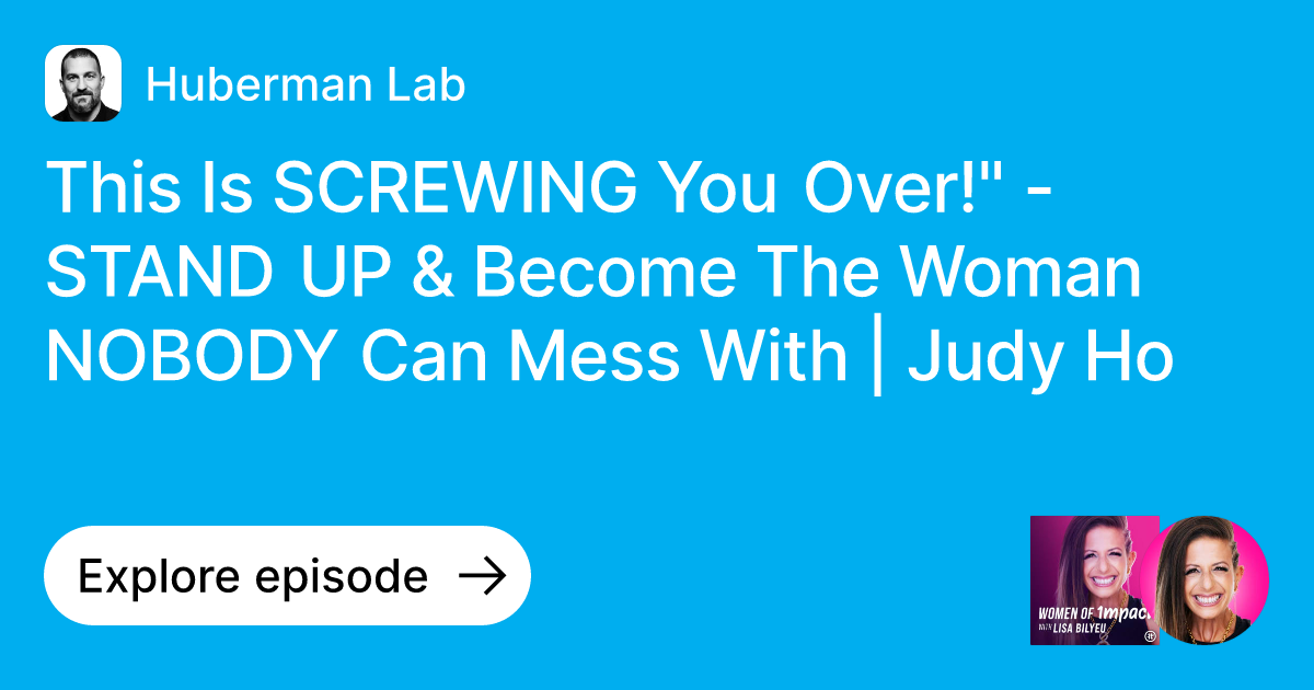 Episode This Is SCREWING You Over!" STAND UP & The Woman NOBODY Can Mess With Judy