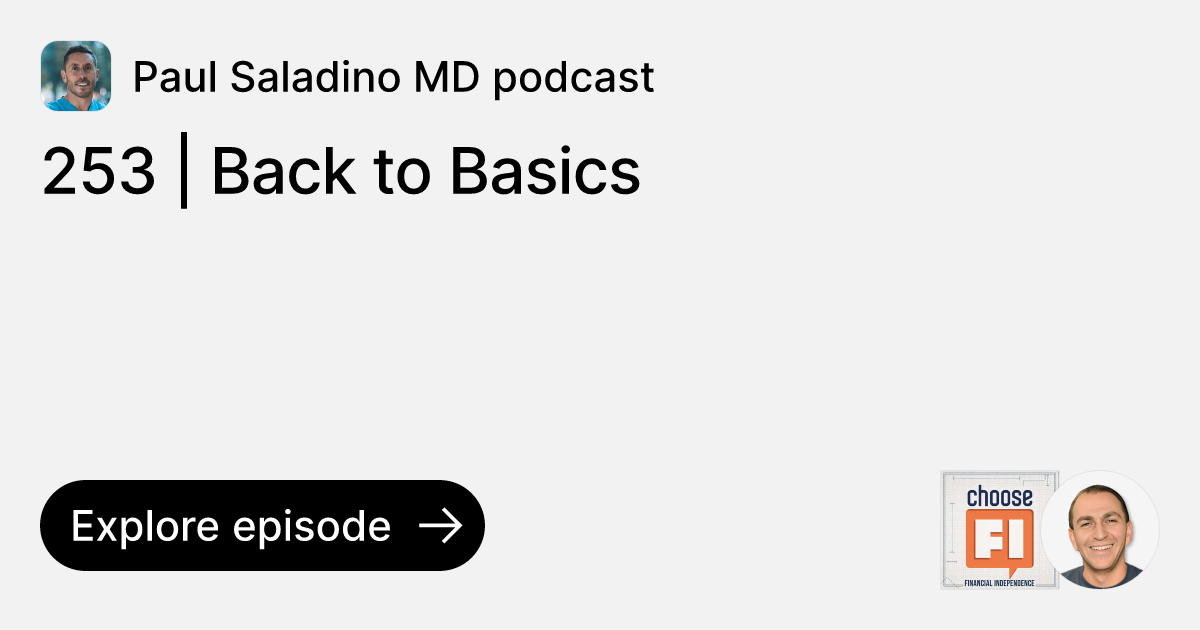 Episode 253 Back to Basics Ask Paul Saladino MD podcast