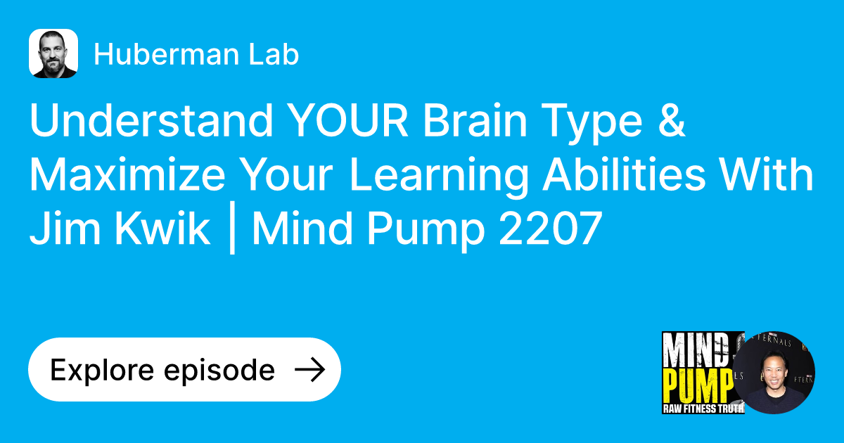 Picture of Episode: Understand YOUR Brain Type & Maximize Your Learning Abilities ...