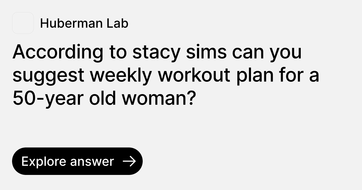 Stacy Sims Workout Plan: Ultimate Guide to Peak Performance